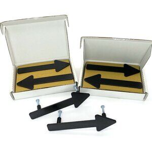 x6 IKEA Jarnsparv Handles Black Arrow 2022 Drawer Cabinet Arrows 5 9/16"